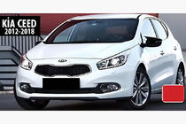 Kia Ceed 2012-2018 Cubiertas de Espejos BMW-Style (2 uds) foto 6
