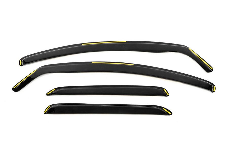 Dacia Duster 2018-2024 Deflectores de ventana encastrables (4 uds, Esa) Image