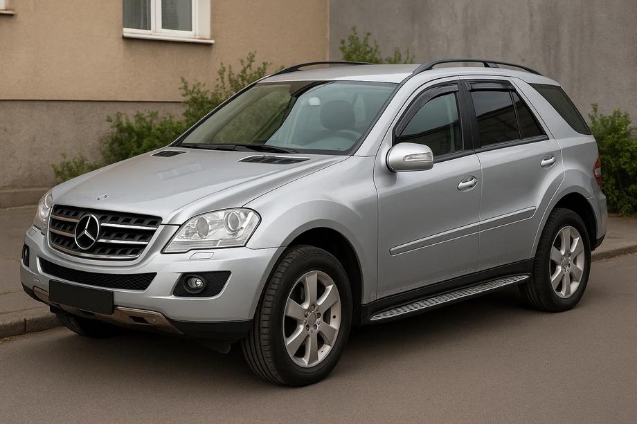 Mercedes ML W164 2005-2011 Deflectores de ventana encastrables (4 uds, Esa) Image