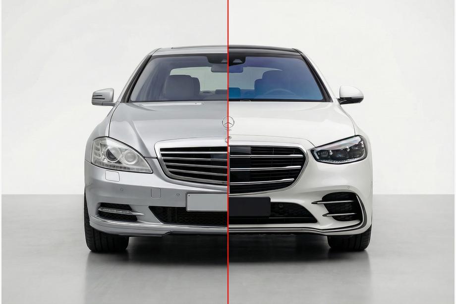 Mercedes S-class W221 2005-2013 Kit de restyling para W223 AMG Line Image