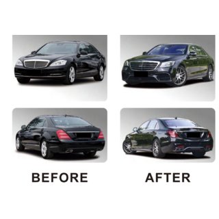 Kit de carrocería facelift a W222 AMG S63 foto 4