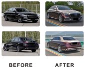 Mercedes E-class W213 2016-2023 Kit de carrocería Maybach (para 2020-2024) foto 3