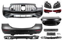 Mercedes E-class W213 2016-2023 Kit de carrocería facelift estilo AMG E63 2024 foto 2