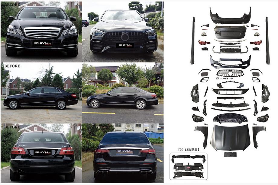 Mercedes E-class W212 2009-2016 Kit de restyling a W213 E63 AMG 2024 Image