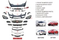 Mercedes E-class coupe C207 2010-2017 Kit de Restyling AMG 2017 foto 2
