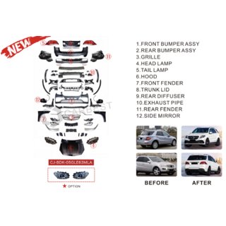 Kit de restyling para W166 GLE63 AMG foto 4