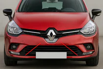 Renault Clio IV 2012-2019 Marco Cromado Emblema Delantero Carmos (Acero Inoxidable) foto 1