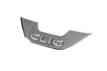 Renault Clio IV 2012-2019 Marco Cromado Emblema Delantero Carmos (Acero Inoxidable) foto 3