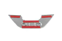 Renault Clio IV 2012-2019 Marco Cromado Emblema Delantero Carmos (Acero Inoxidable) foto 4
