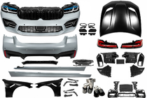 BMW Serie 5 G30/G31 2017–2023 Kit de restyling con capó y aletas (para M5 Competition 2021) foto 2