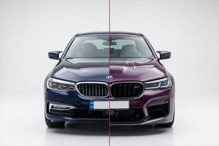 BMW Serie 5 G30/G31 2017–2023 Kit de restyling con capó y aletas (para M5 Competition 2021) Image