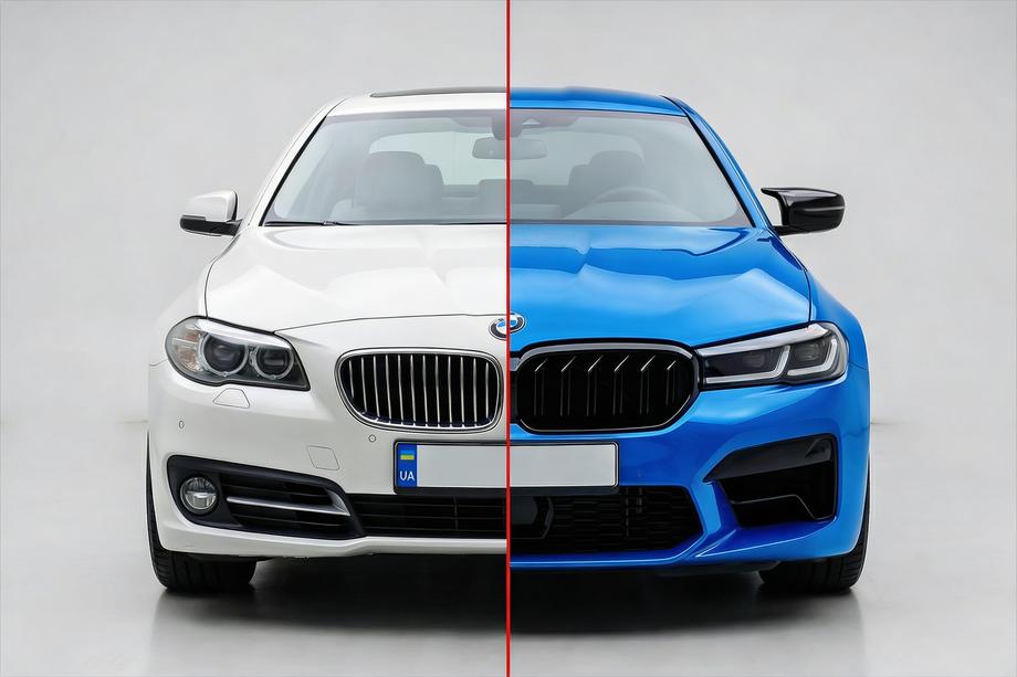 BMW 5 Series F10/F11 2010–2016 Kit de conversión facelift a G30 M5 2021 Image