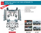 BMW X7 G07 2019- Kit de carrocería M-Performance con parrilla (2023+) foto 2