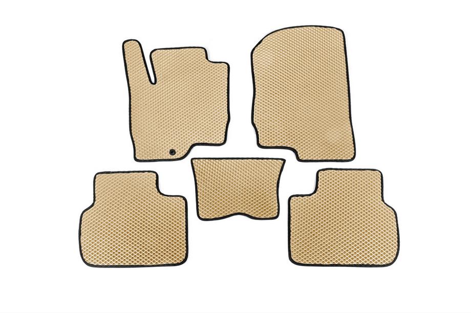 Mitsubishi Colt 2004-2012 Alfombrillas EVA (Beige) Image