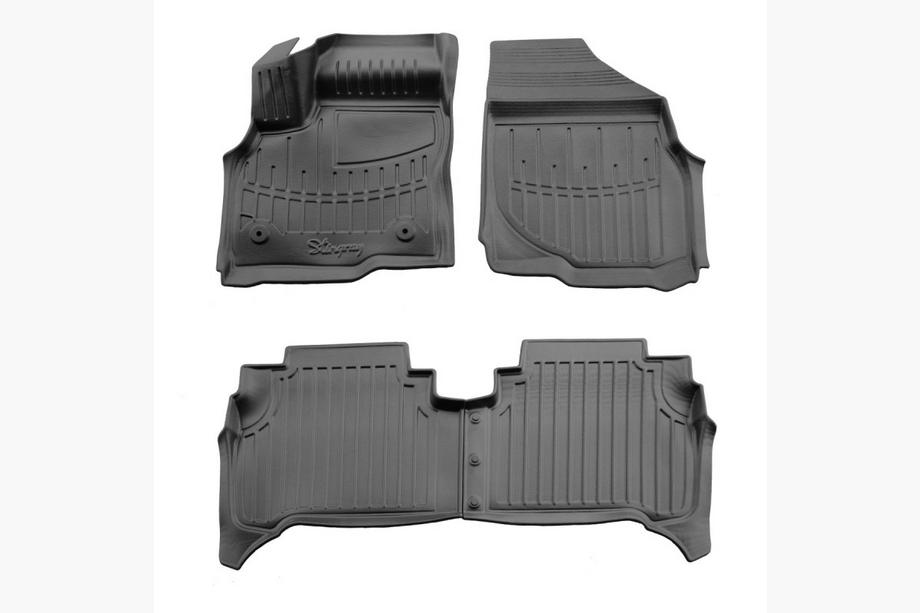 Chevrolet Bolt 2016-2023 Alfombrillas de goma Stingray 3D (para EUV, 2022+, 4 uds.) Image