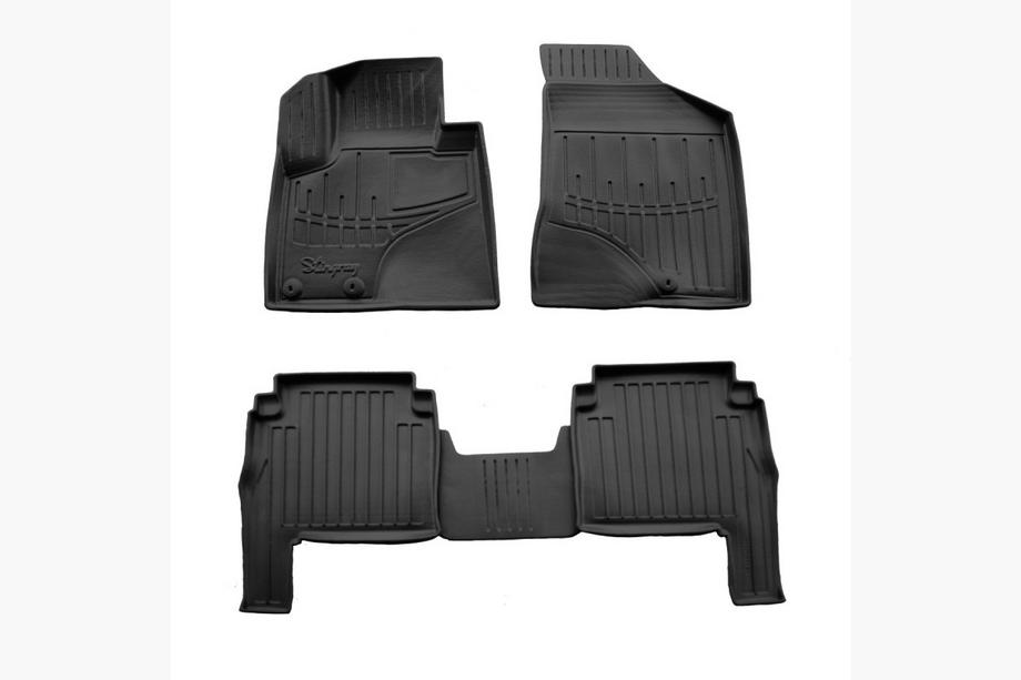 Hyundai Santa Fe 2 2006-2012 Alfombrillas de goma Stingray 3D (2010-2012, 5 piezas) Image
