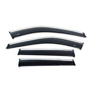 Deflectores de ventana con moldura cromada (4 uds, HIC) Nissan X-trail T33/Rogue 2022- foto 1