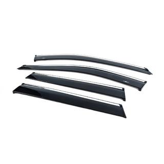 Deflectores de ventana con moldura cromada (4 uds, HIC) Nissan X-trail T33/Rogue 2022- foto 2