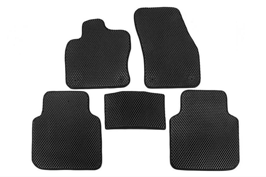 Volkswagen Tiguan 2016-2023 Alfombrillas EVA (Allspase, 2 filas, Negro) Image
