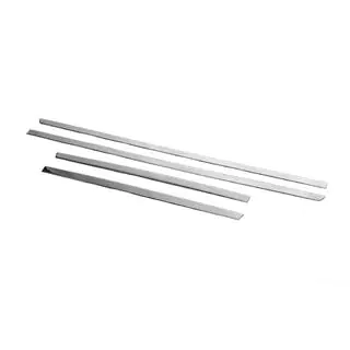 Molduras Universales para Puertas 90/58 x 2,5cm (4 uds, Acero Inoxidable) foto 2