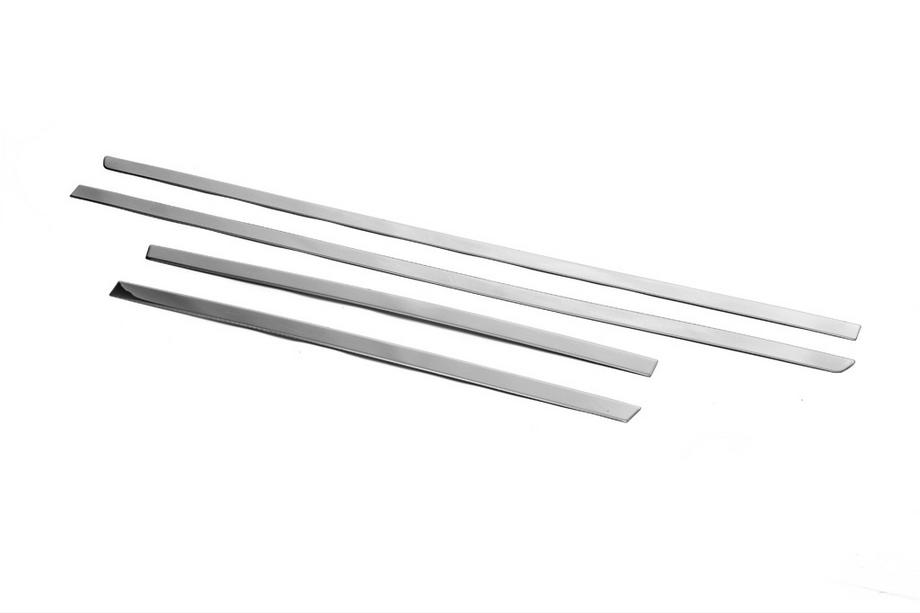 Molduras Universales para Puertas 90/58 x 2,5cm (4 uds, Acero Inoxidable) Foto 2
