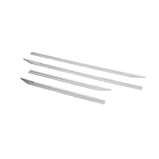 Molduras de puerta universales de acero inoxidable 94,5/62 x 4 cm (4 uds) foto 1
