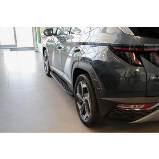 Estribos Laterales Shining Black (2 uds., Aluminio) Hyundai Tucson NX4 2021- foto 2