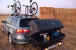Caja de equipaje en gancho de remolque: ventajas y características. foto 1