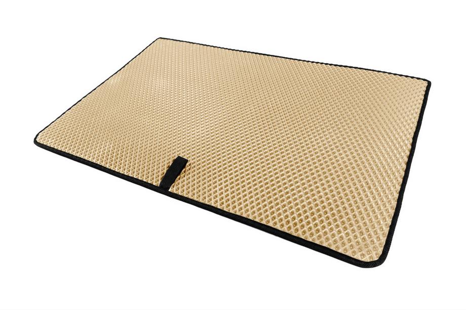 Renault Captur 2013-2019 Alfombrilla maletero bandeja inferior EVA (Beige) Foto 2