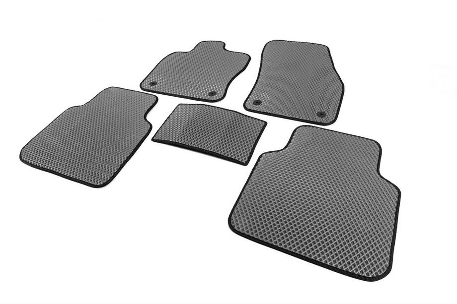 Volkswagen Tiguan 2016-2023 Alfombrillas EVA (Allspase, 2 filas, Gris) Foto 2