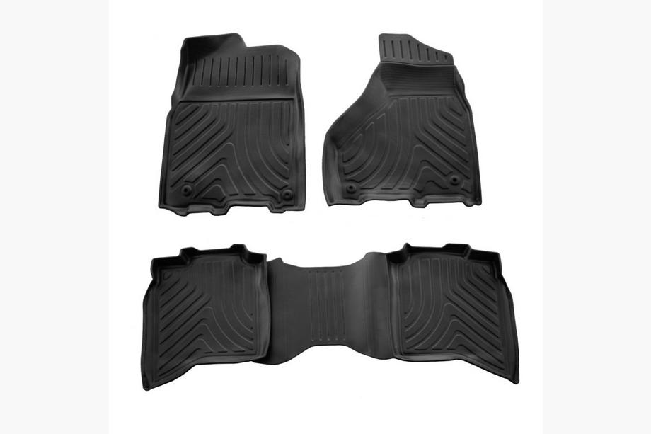 Dodge RAM (DS/DJ/D2) 2009–2024 Alfombrillas de Goma Stingray 3D (Crew cab, 2009-2018, 4 uds) Image