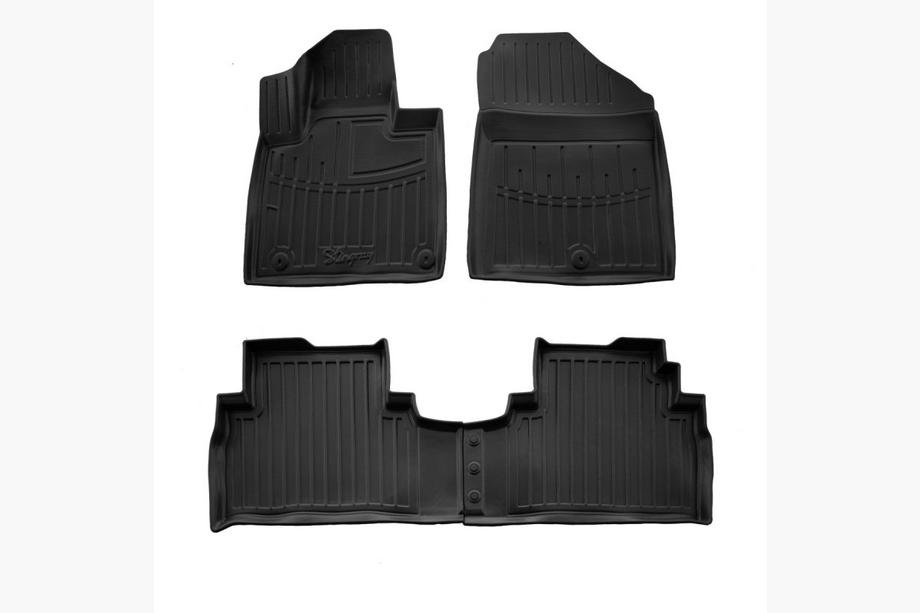 Kia Sorento III UM 2014-2020 Alfombrillas de goma Stingray 3D (4 uds) Image