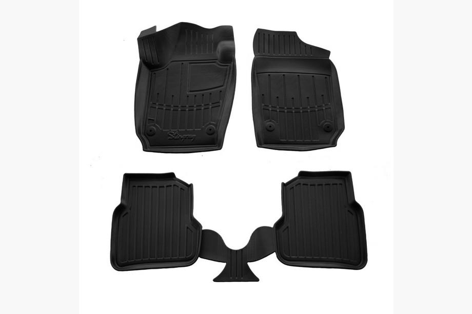 Seat Ibiza 2010-2017 Alfombrillas de goma Stingray 3D (4 uds) Image