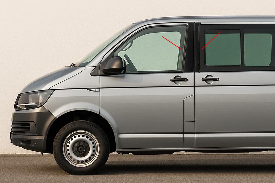 Volkswagen T6 2015-2024 Cubiertas de pilares de puerta EuroCap Image