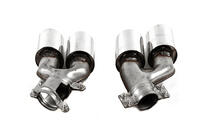 BMW Serie 5 G30/G31 2017–2023 Colas de escape M5 Silver (2 uds.) foto 6