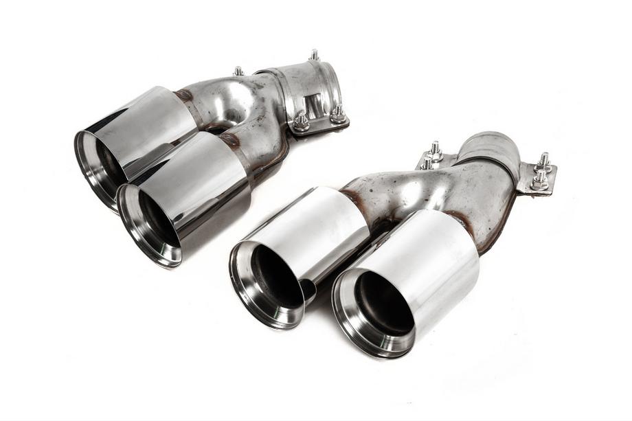 BMW Serie 5 G30/G31 2017–2023 Colas de escape M5 Silver (2 uds.) Image