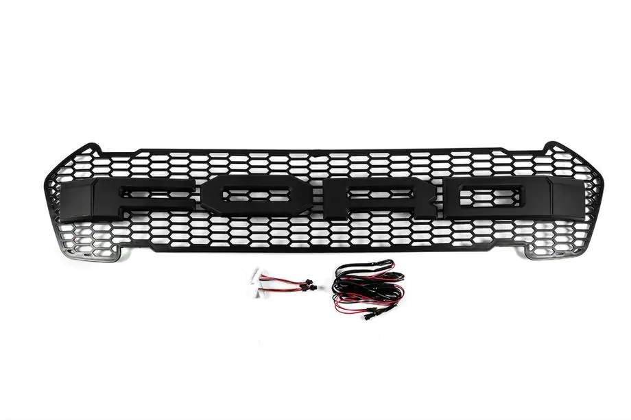 Ford Ranger 2011–2022 Parrilla Delantera (2015-2018, Negro, LED) Image