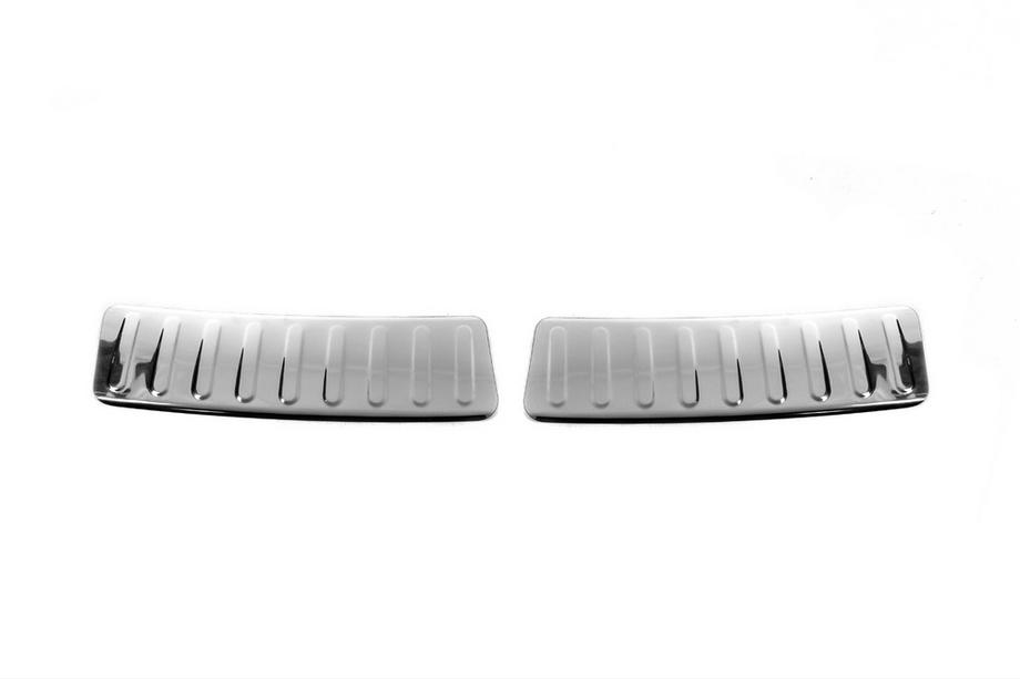 Renault Sandero 2007-2013 Protector de Parachoques Trasero Carmos V2 Acero Inoxidable Image