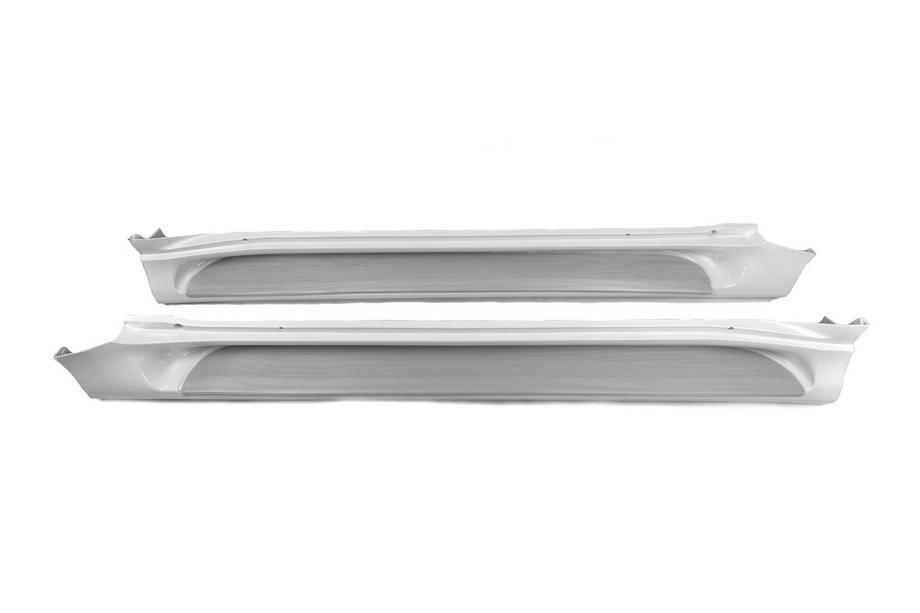Lexus GX460 2009-2023 Estribos laterales (2 uds., aluminio) Negro (estribo negro) Foto 5