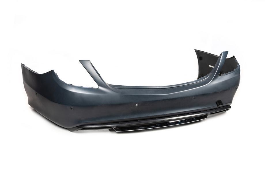 Mercedes S-class W222 2013-2022 Paragolpes trasero AMG con difusor (2014-2018) Image