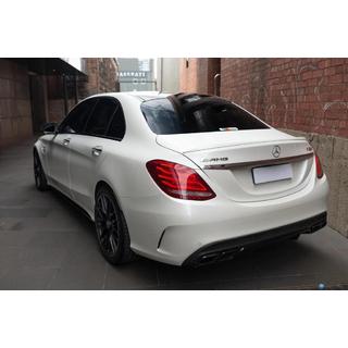 Difusor trasero con colas de escape (diseño C63 2014-2018) foto 1
