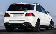 Mercedes GLE/ML class W166 2011-2018 Difusor trasero para GLE (diseño GLE63) foto 2