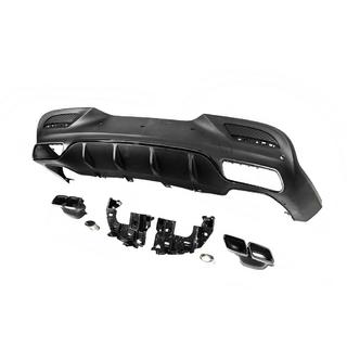 Difusor trasero con salidas Black (diseño GLE63) foto 3