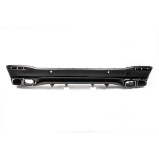 Difusor trasero con salidas de escape BlackEdition (diseño GLS63) foto 3