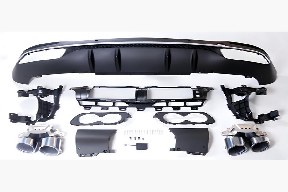 Mercedes GLS X167 2019- Difusor trasero con salidas Plata (para GLS53) Foto 1