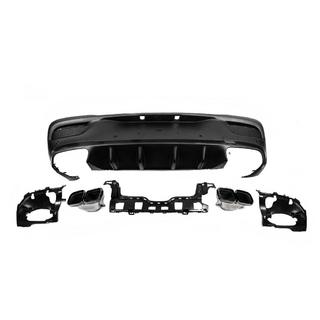 Difusor trasero con salidas Black (diseño GLE63) foto 3