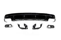 Mercedes CLA C117 2013-2019 Difusor Trasero Black (Diseño CLA45 con Salidas) foto 1
