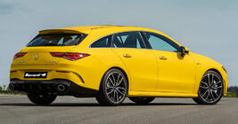 Mercedes CLA C118 2019- Difusor trasero con salidas de escape (diseño CLA35) foto 3