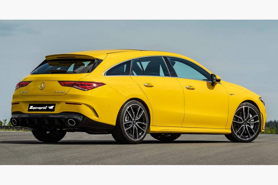 Mercedes CLA C118 2019- Difusor trasero con salidas de escape (diseño CLA35) Foto 3