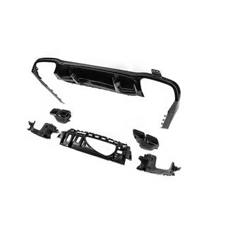 Difusor trasero con salidas E63-Design Negro (para AMG/AMG-Line 2016-2020) foto 4